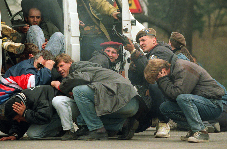 Sarajevo 6. aprila 1992. (Foto: Arhiv/AFP)