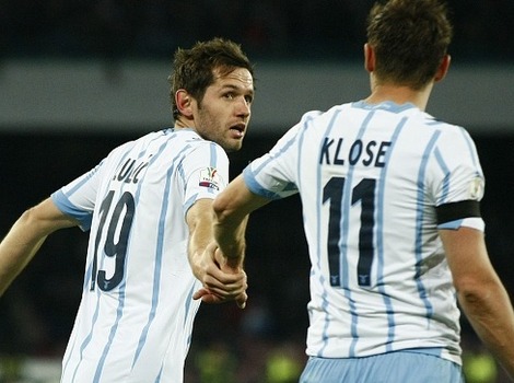 Senad Lulić i Miroslav Klose