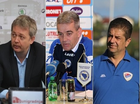 Husrev Musemić, Amar Osim, Vlado Jagodić i Dragan Jović (Foto: Klix.ba)