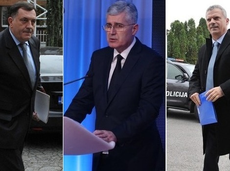 Dodik, Čović i Radončić (Foto: Klix.ba)