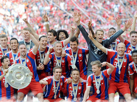 Prošlogodišnje slavlje fudbalera Bayerna