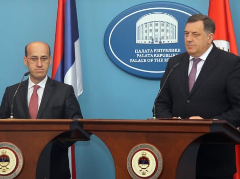 Ramiz Salkić i Milorad Dodik (Foto: Srna)