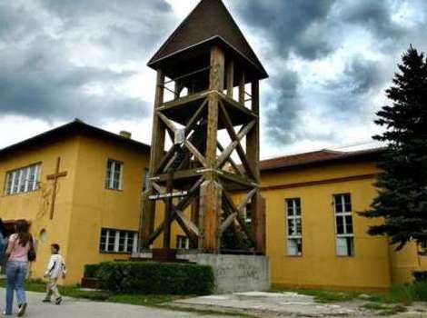 Prostorije improvizirane katoličke crkve u Drvaru