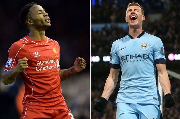 Raheem Sterling i Edin Džeko