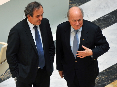 Michel Platini i Sepp Blatter (Foto: EPA)