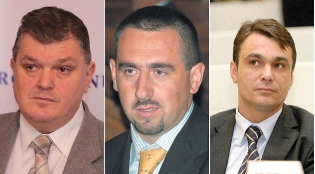 Salem Halilović (lijevo), Edin Ramić (u sredini), Sadik Ahmetović (desno)