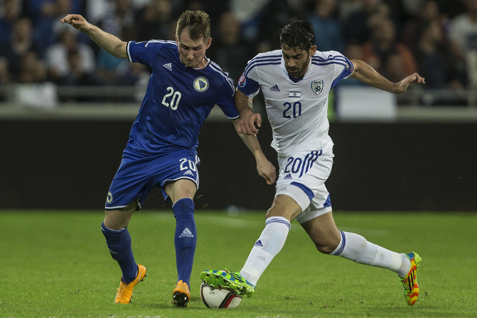 Izet Hajrović na utakmici Izrael - BiH 2014. godine (Foto: EPA)