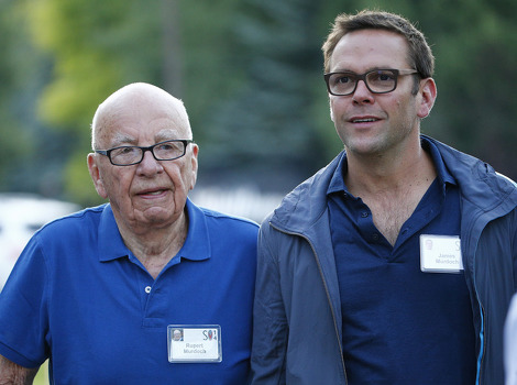 Rupert Murdoch i James Murdoch (Foto: EPA)