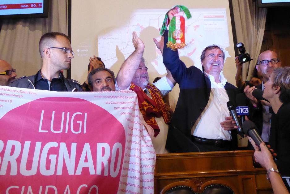Proglašenje novog gradonačelnika Venecije (Foto: EPA)