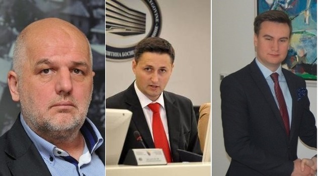 Amir Zukić, Denis Bećirović i Pero Nikić