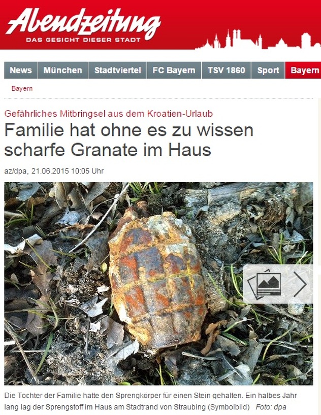 Screenshot AbendZeitung