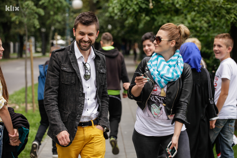 Amel Ćurić u razgovoru sa novinarkom Klixa (Foto: Edin Hadžihasić/Klix.ba)