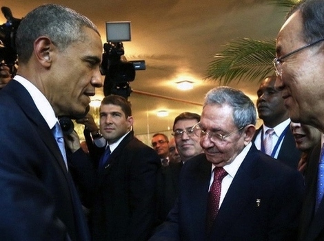 Obama i Castro (Foto: EPA)