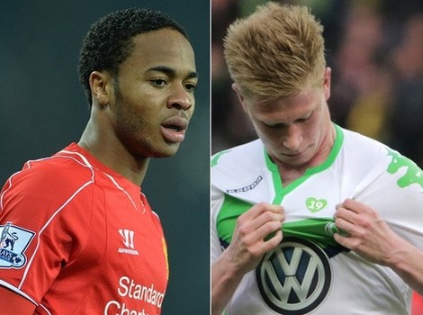 Raheem Sterling i Kevin de Bruyne (Foto: EPA)