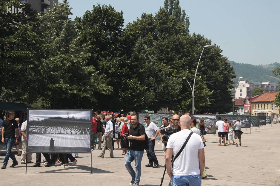 Otvorenje izložbe Srebrenica 20 godina poslije (Foto: Elmedin Mehić/Klix.ba)