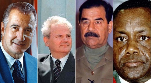 Agnew, Milošević, Hussein, Abacha