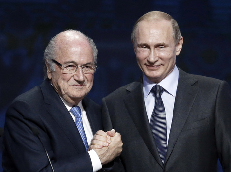 Blatter i Putin (Foto: EPA)