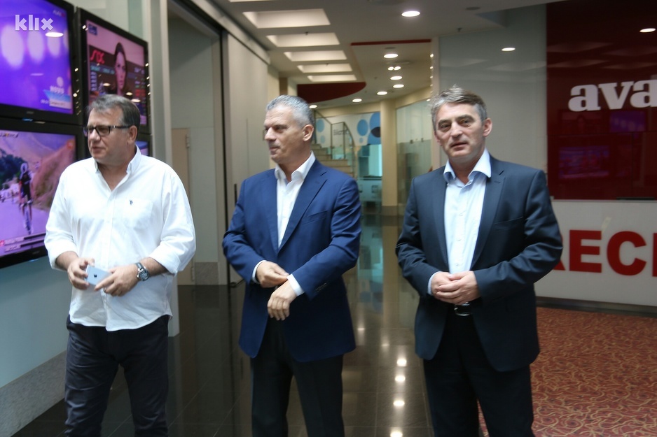 Nikšić, Radončić i Komšić (Foto: Arhiv/Klix.ba)