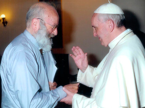 Luciano Ciciareli i papa Franjo