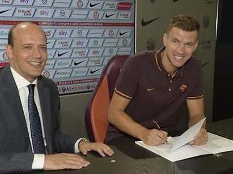 Edin Džeko potpisuje ugovor s Romom