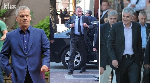 Radončić, Izetbegović i Čović (Foto: Arhiv/Klix.ba)