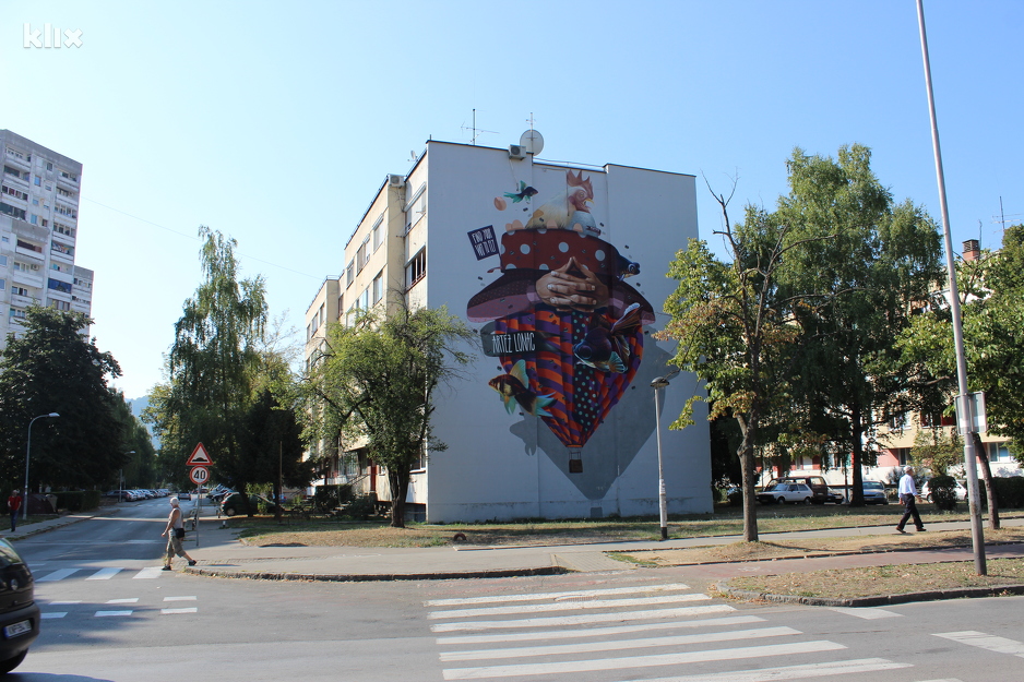 Prošlogodišnji mural (Foto: Klix.ba)