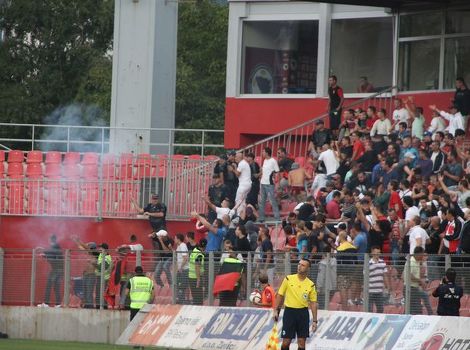 Sa utakmice Čelik - Sarajevo (Foto: Klix.ba)