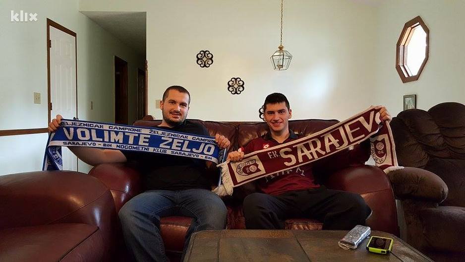 Mirsad i Mirza Karić u svom domu u Atlanti