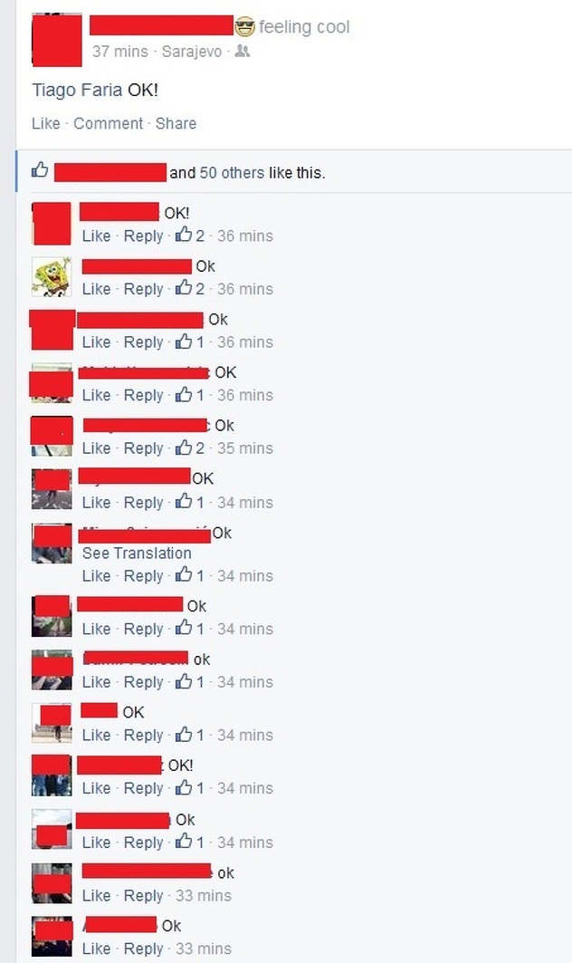 Komentari sa Facebooka