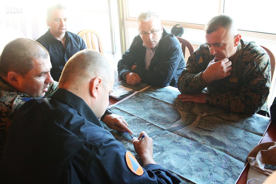 Detalj sa današnjeg briefinga (Foto: Elmedin Mehić/Klix.ba)