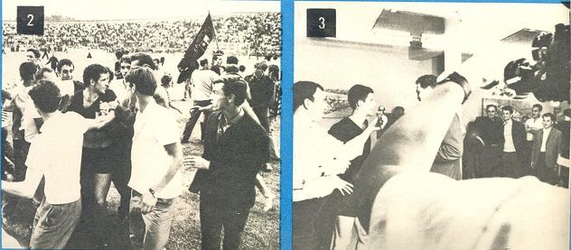 Veliko slavlje na Koševu nakon pobjede nad Čelikom (Foto: Tempo, 1967. godina)