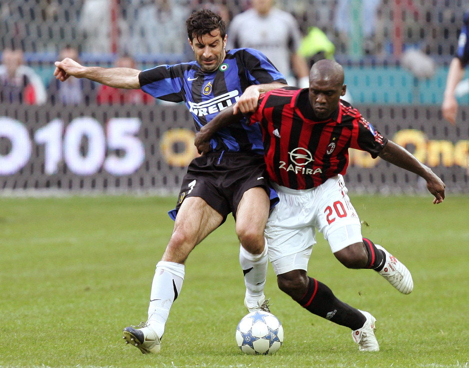 Luis Figo i Clarence Seedorf (Foto: EPA)