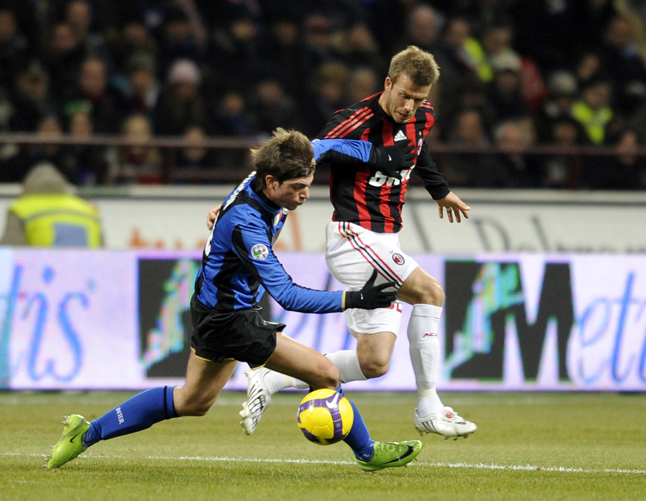 Davide Santone i David Beckham (Foto: AFP)