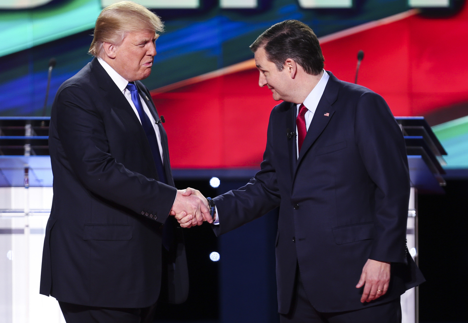 Mogući kandidati ispred Republikanske partije - Donald Trump i Ted Cruz