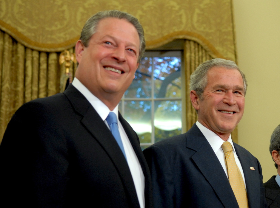 Al Gore i George Bush