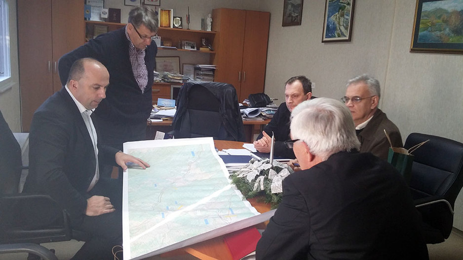 Federalni ministar prometa i komunikacija Denis Lasić sa predstavnicima Općine Neum (Foto: Neum.ba)