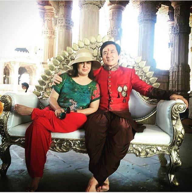 Jackie s bolivudskom koreografikinjom Farah Khan