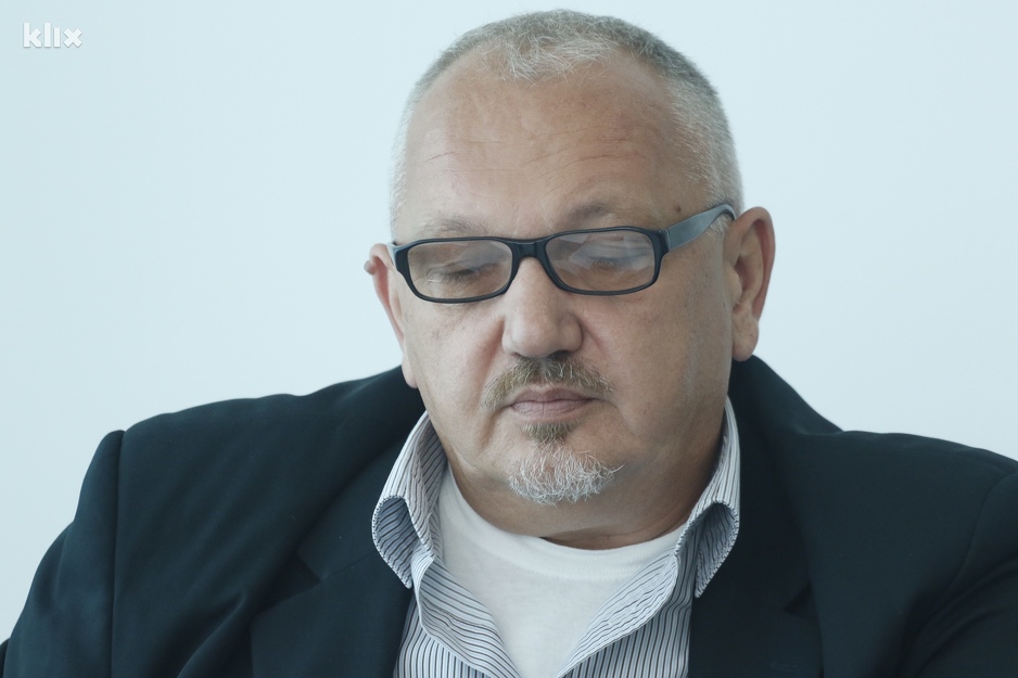 Zijad Latifović, šef pregovaračkog tima radnika u zdravstvu FBiH za novi granski kolektivni ugovor (Foto: Edin Hadžihasić/Klix.ba)