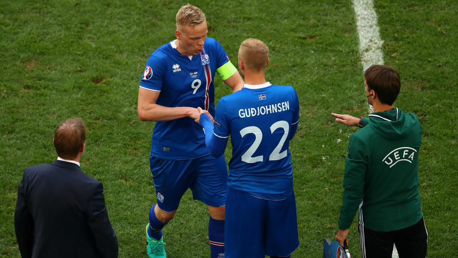 U 84. minuti meča protiv Mađarske zamijenio je Kolbeinna Sigthorssona