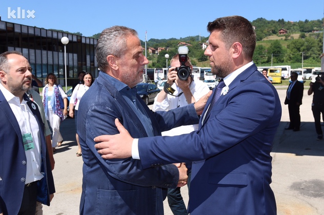 Milan Bandić i Ćamil Duraković (Foto: Davorin Sekulić/Klix.ba)