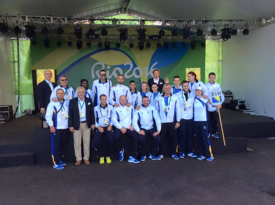 Bh. tim u Riju (Foto: OK BiH)
