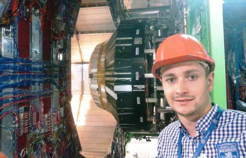 Greljo pokraj detektora CMS u LHC-u