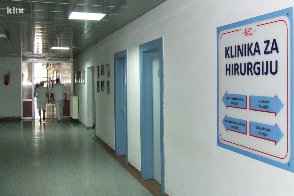 Klinika za hirurgiju Univerzitetsko-kliničkog centra u Tuzli (Foto: Klix.ba)