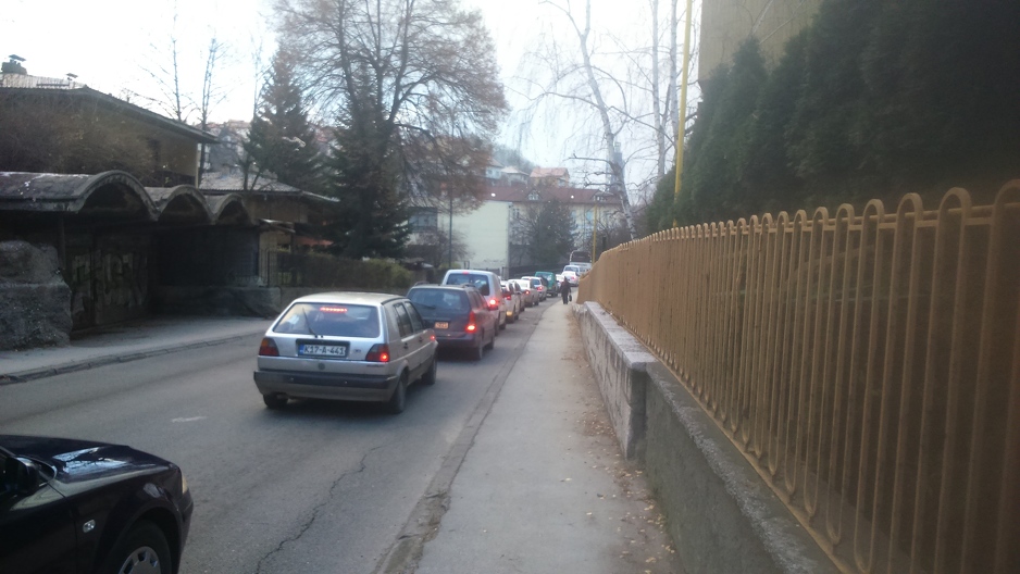 Sudar je izazvao velike gužve (Foto: Čitatelj/Klix.ba)