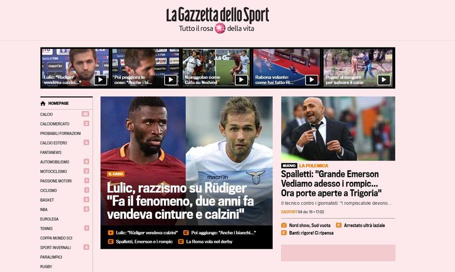 La Gazzeta dello Sport
