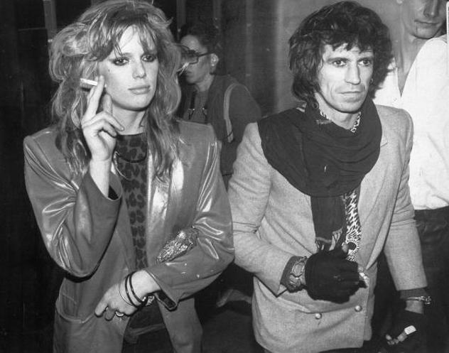 Keith Richardson i Patti Hansen