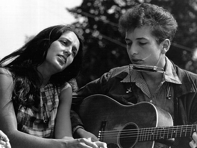 Joan Baez i Bob Dylan, 1963. godine