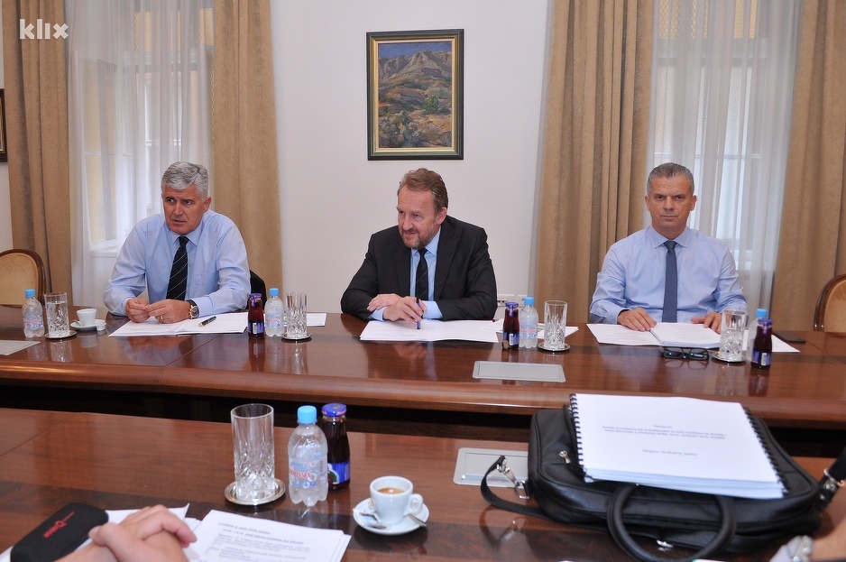 Predsjednici HDZ-a BiH, SDA i SBB-a (Foto: Arhiv/Klix.ba)
