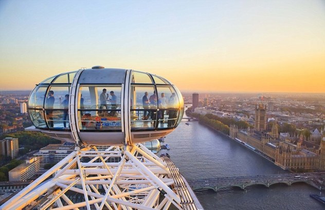 Uživajte uz čašu vina ili šampanjca dok gledajte zalazak sunca u Londonu (Foto: National Geographic)