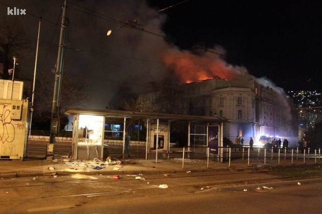 Protesti u Sarajevu 2014. godine (Foto: Klix.ba)